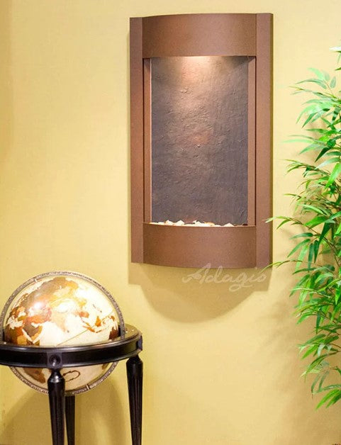 Adagio Water Features Serene Waters Wall Fountain