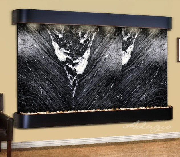 Adagio Water Features Solitude River Three Panel Wall Fountain