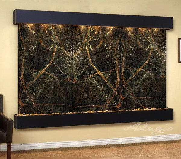 Adagio Water Features Solitude River Three Panel Wall Fountain