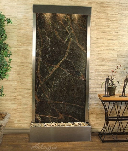 Adagio Water Features Tranquil River Floor Fountain - Rear Mount