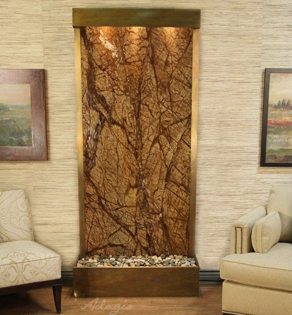 Adagio Water Features Tranquil River Floor Fountain - Rear Mount