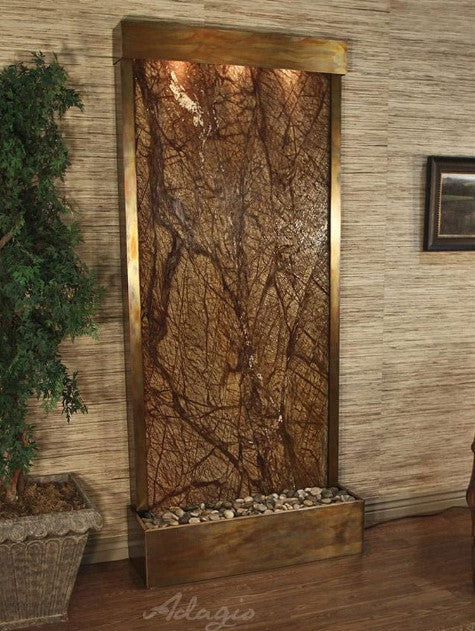 Adagio Water Features Tranquil River Floor Fountain - Rear Mount