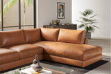Serena Leather Sectional Sofa