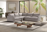 Serena Leather Corner Sectional Sofa