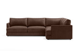 Serena Leather Corner Sectional Sofa