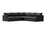 Serena Leather Corner Sectional Sofa