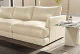 Serena Leather Corner Sectional Sofa