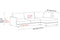 Valencia Serena Leather Three Seats with Right Chaise Sectional Sofa, Light Grey