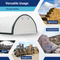 Single Truss Arch Storage Shelter W20'xL30'xH12'