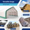 Single Truss Storage Shelter W20'xL20'xH12'