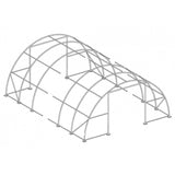 Single Truss Arch Storage Shelter W30'xL65'xH15'