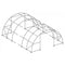 Single Truss Arch Storage Shelter W30'xL65'xH15'