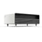 FORNO Evoluto  51" Smart Coffee Table – Dual Fridge Drawers, Bluetooth Audio, Wireless Charging, RGB Light in Black in White, FCTFR7006-51WHT
