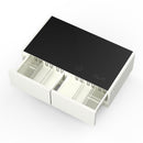 FORNO Evoluto  51" Smart Coffee Table – Dual Fridge Drawers, Bluetooth Audio, Wireless Charging, RGB Light in Black in White, FCTFR7006-51WHT
