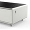 FORNO Evoluto  51" Smart Coffee Table – Dual Fridge Drawers, Bluetooth Audio, Wireless Charging, RGB Light in Black in White, FCTFR7006-51WHT