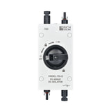 Solar PV DC Quick Disconnect Switch | Solar Array DC Quick Disconnect Switch | 1500 Volt 55 Amp | 2 Pole 1 String | Easy to Install