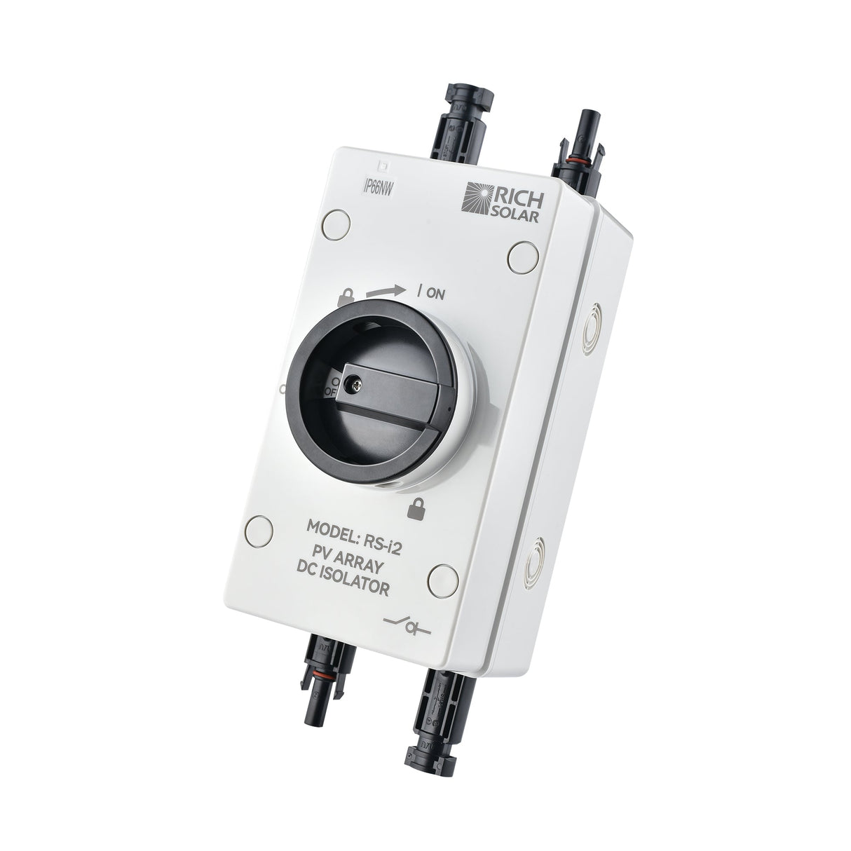 Solar PV DC Quick Disconnect Switch | Solar Array DC Quick Disconnect Switch | 1500 Volt 55 Amp | 2 Pole 1 String | Easy to Install