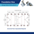 Single Truss Arch Storage Shelter W30'xL40'xH15'