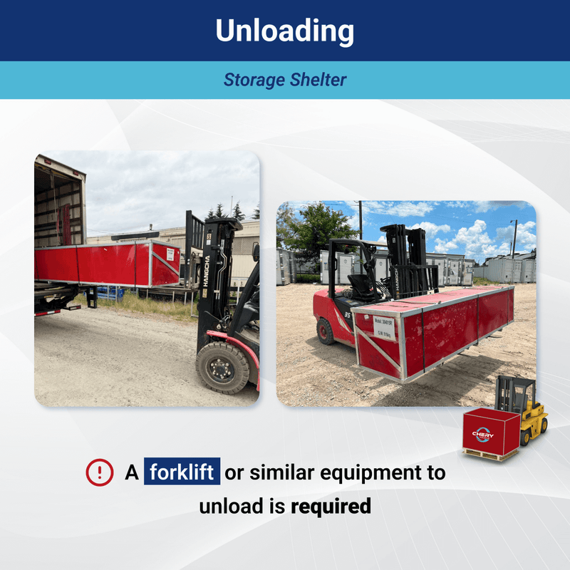 Single Truss Arch Storage Shelter W20'xL42'xH12'