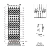 Ultimate Wine & Beverage Upright Refrigerator Combo with Low-E Glass Door