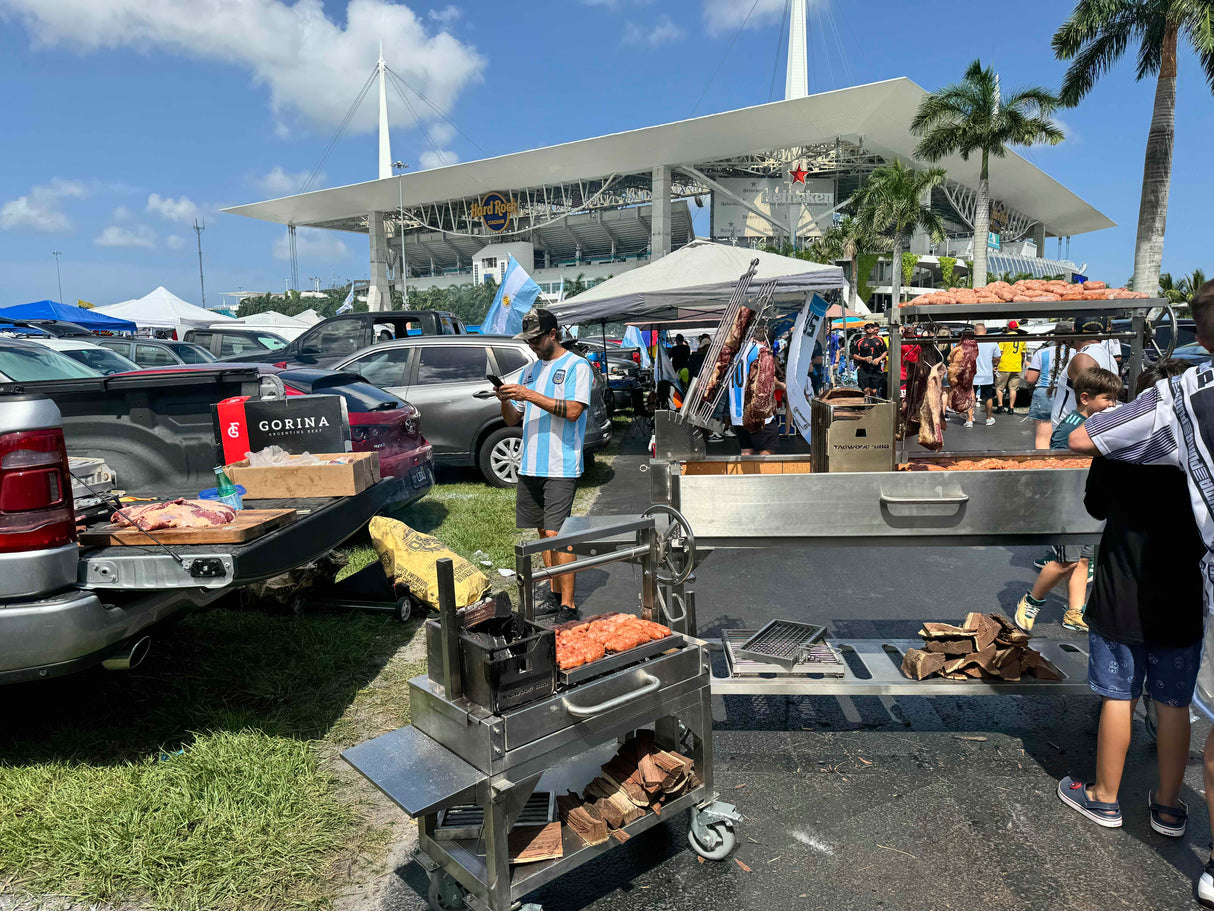 Tagwood BBQ Argentine Santa Maria Wood Fire & Charcoal Gaucho Grill | BBQ03SS MINI -