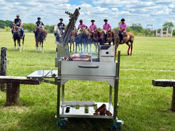 Tagwood BBQ Argentine Clamp Grill with firebox | BBQ33SS --