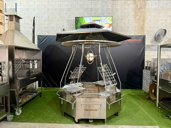Tagwood BBQ Argentine Santa Maria Wood Fire & Charcoal THE TAGWOOD TOWER Grill | BBQ37SS -