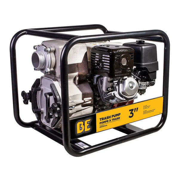 BE Power 3"-Trash Transfer Pump with Honda GX390 Engine