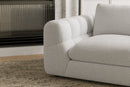 Valencia Taylor Boucle Fabric Accent Chair, Pearl