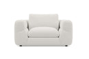 Valencia Taylor Boucle Fabric Accent Chair, Pearl
