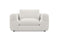 Valencia Taylor Boucle Fabric Accent Chair, Pearl