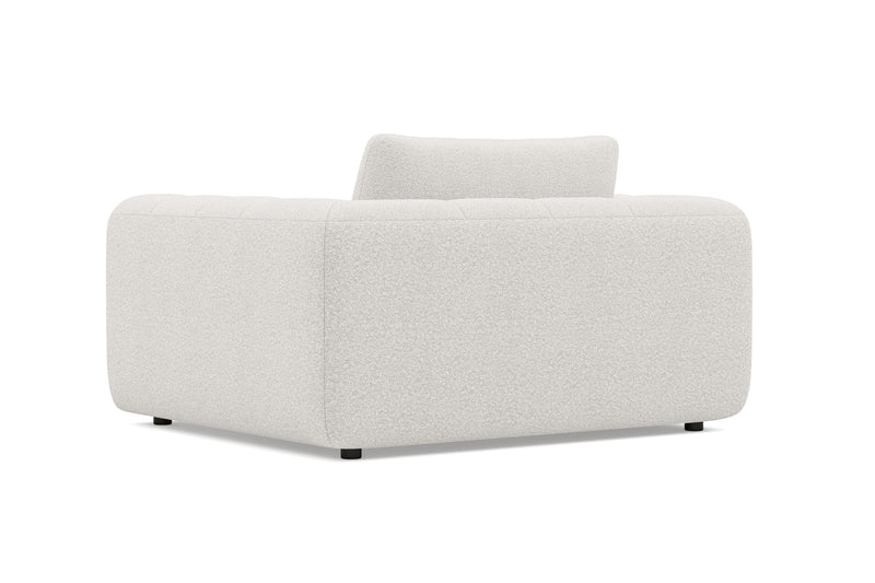 Valencia Taylor Boucle Fabric Accent Chair, Pearl