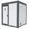 Portable Toilet with Fan-shaped Door Shower