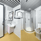 Portable Toilet with Fan-shaped Door Shower