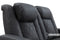 Valencia Tuscany Leather Home Theater Seating Single, Charcoal Grey
