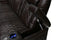 Valencia Tuscany XL Console Leather Home Theater Seating Row of 3 Dropdown Center, Dark Chocolate