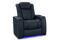 Valencia Tuscany Luxury Leather Home Theater Seating Single, Moonlight Blue