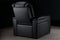 Valencia Tuscany Luxury Leather Home Theater Seating Single, Onyx