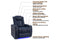 Valencia Tuscany Leather Home Theater Seating Single, Navy Blue