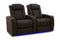 Valencia 2025 New Tuscany Ultimate Luxury Leather Home Theater Seating Row of 2, Dark Roast