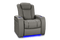 Valencia Tuscany Vegan ECO Leather Single Home Theater Seating, Stone