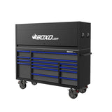 Pro Series | 72" 14-Drawer Garage Top Rolling Tool Box | Black