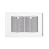 ILVE Nostalgie II 30-Inch 600 CFM Wall Mounted Range Hood in White with Brass Trim (UANB30WHG)
