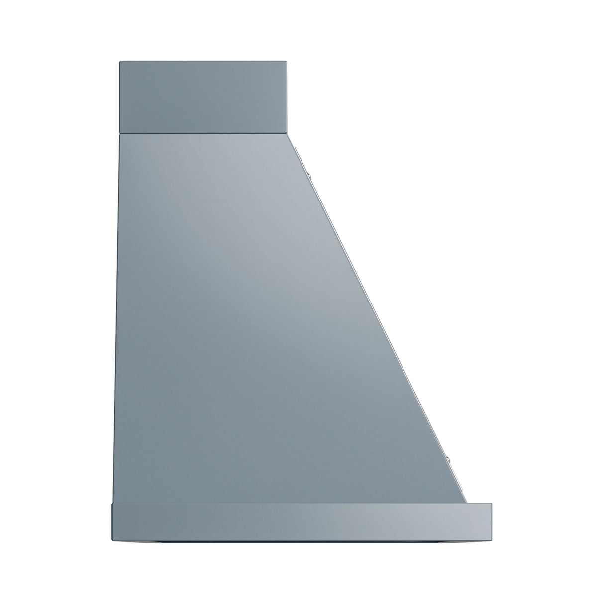 ILVE Nostalgie II 40-Inch 600 CFM Wall Mounted Range Hood in Blue Grey with Chrome Trim (UANB40BGC)