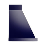 ILVE Nostalgie II 40-Inch 600 CFM Wall Mounted Range Hood in Midnight Blue with Brass Trim (UANB40MBG)