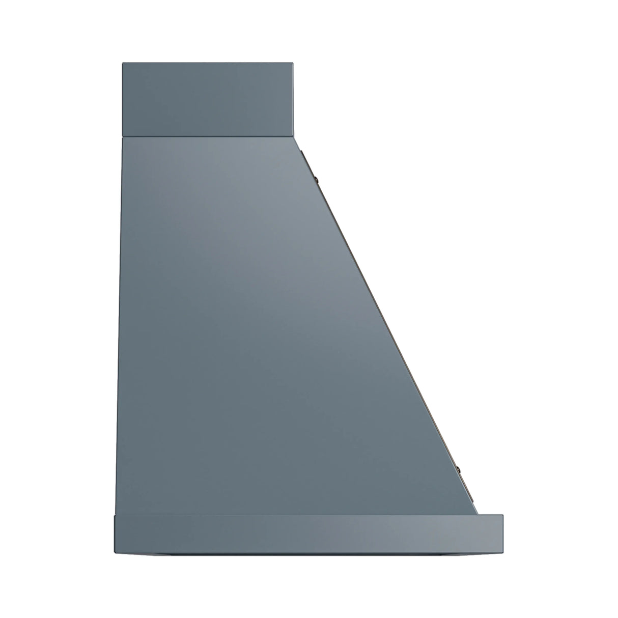 ILVE Nostalgie II 48-Inch 600 CFM Wall Mounted Range Hood in Blue Grey with Bronze Trim (UANB48BGB)
