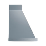 ILVE Nostalgie II 60-Inch 600 CFM Wall Mounted Range Hood in Blue Grey with Copper Trim (UANB60BGP)
