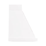 ILVE Nostalgie II 60-Inch 600 CFM Wall Mounted Range Hood in White with Copper Trim (UANB60WHP)