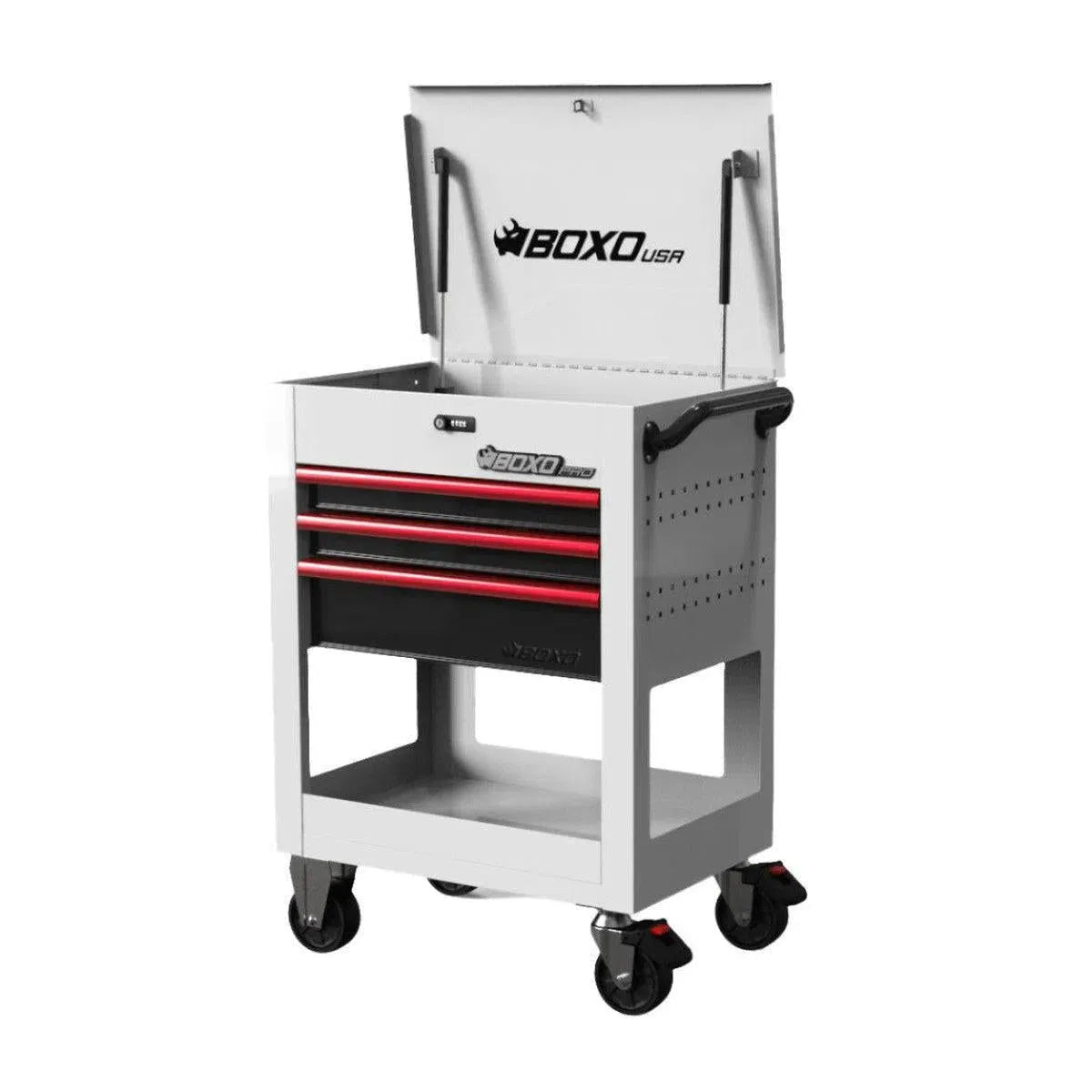 Pro Series | 28" 3-Drawer Flip top Service Cart Tool Box