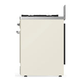 ILVE Majestic III 30-inch Dual Fuel Range with 5 Liquid Propane Burner and Triple Glass Door Electric Oven in Antique White with Chrome Trim (UM30NR3AWCLP)